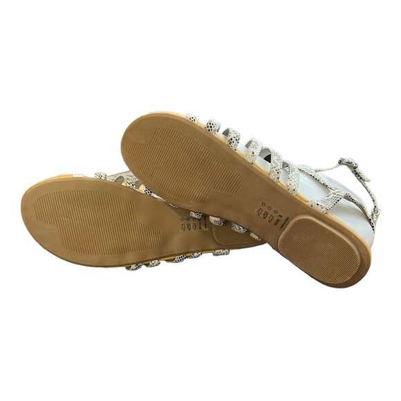 Michael Antonio Reptile Print Gladiator Stye Sandals Size 8 - Picture 6 of 12